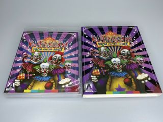Killer Klowns From Outer Space (blu - Ray,  1988) With Slipcover Arrow,  Rare