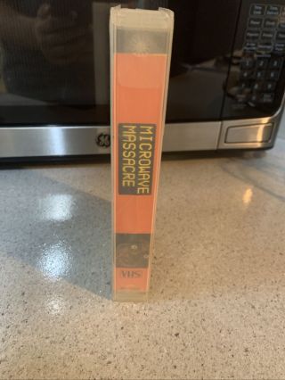 Microwave Massacre Limited Select - A - Tape Edition RARE HTF VHS Horror Cult Sleaze 2