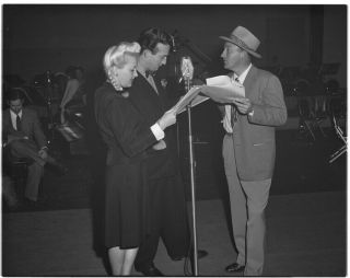 Bing Crosby Betty Grable Harry James Rare 5x4 B/w Photo Negative 1940 