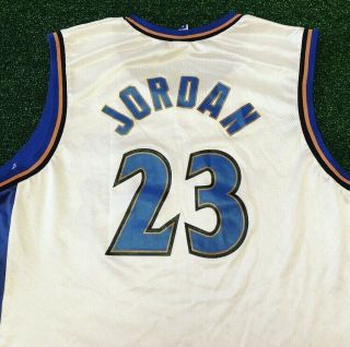VTG 90s Michael Jordan Wizards Nba Champion Jersey Rare Vintage Mens M Size 40 2