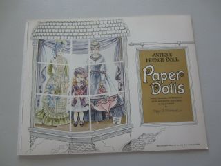 1975 Antique French Doll Paper Dolls By Peggy Jo Rosamond