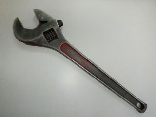 Vintage J.  H.  Williams Superjustable Wrench Rare Early Model 18” Usa