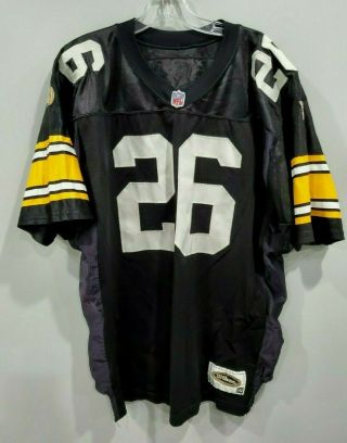 Rare Vtg 90s Wilson Authentic Pittsburgh Steelers Rod Woodson 26 Jersey Sz 50 Xl
