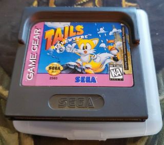 Tails Adventure (sega Game Gear,  1995) Authentic & Clear Case Rare