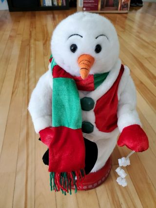 Rare Gemmy Animated Snow Miser Snowman Christmas Not
