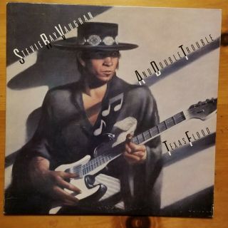 Stevie Ray Vaughn And Double Trouble●texas Flood●lp●1983●epic●bl 38734●demo●rare