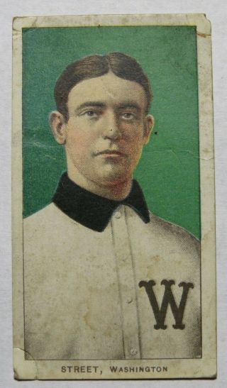 1909 T206 Gabby Street Washington Senators Piedmont 350 Baseball Card Rare Issue