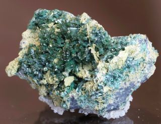 Olivenite With Beaverite,  Tsumeb Mine,  Namibia Very Rare