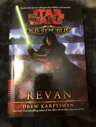 Star Wars: The Old Republic Revan By Drew Karpyshyn Sfbc Hardcover - Rare