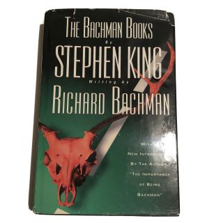 Stephen King The Bachman Books Hardcover Horror Novel Rare Rage Oop