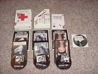 Rare Recalled Dvd Red Cross Sleepaway Camp Trilogy 1 2 3 I Ii Iii 4 Disc Set