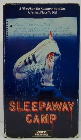 Sleepaway Camp Vhs Video Treasures Media Rare Horror Slasher Gore Cult Oop Htf