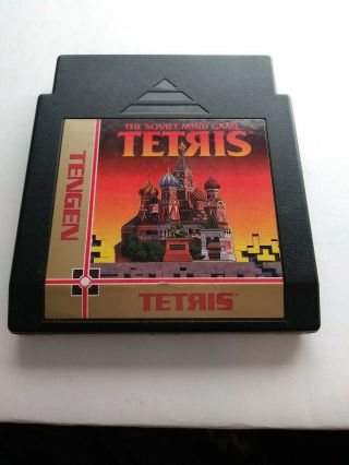 Tengen Tetris The Soviet Mind Game (rare Black Cartridge) Cart Only