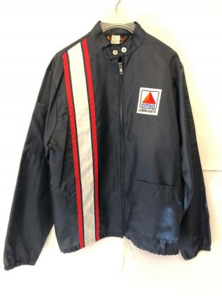 Rare Vintage Citgo Gas Service Station Uniform Jacket Coat Medium 40 - 42 Pla - Jac