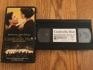 Cinderella Man 2005 Rare Vhs Tape,  Russell Crowe,  Ron Howard,  Boxing Movie Film