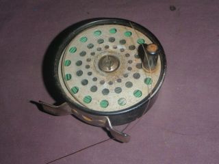 Vintage Martin Model 60 Fly Fishing Reel With Line And Leader/works