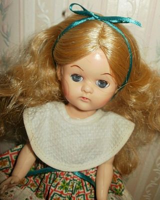 8 - In All Hard Plastic 1950s Walker Doll,  Pam Or Lucy,  In Vintage Dress,  Wig
