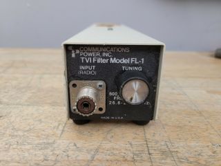 Cpi Tvi Filter Fl - 1 Communications Power Inc Low Pass Rare Ham Cb Radio Ebay