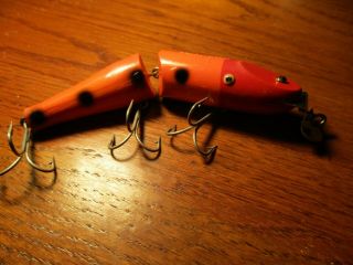 Creek Chub Jointed Pikie Signed On Top Lure Color