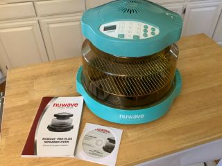 Nuwave Pro Plus Tabletop Infrared Oven 20617 Rare Turquoise