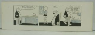Lolly Daily Comic Strip Art Pete Hansen 1 - 8 - 1970 Rare