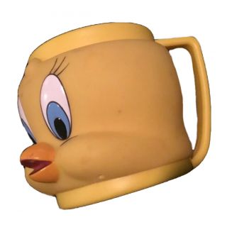 Vintage 1992 Looney Tunes Tweety Bird Mug Warner Bros Rare Character Cup Htf