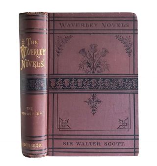 1877 The Monastery By Sir Walter Scott Antique Victorian Classic