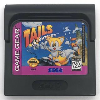 Tails Adventure (sega Game Gear,  1995) Authentic & Clear Case Rare