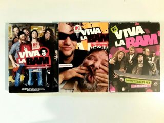 Viva La Bam - Dvd - Complete Series Season 1 - 5 W/ Bonus Material Dvd Oop Rare