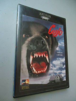 Cujo (dvd,  1983/2000) Classic Stephen King Horror Dee Wallace Stone Rare Artisan