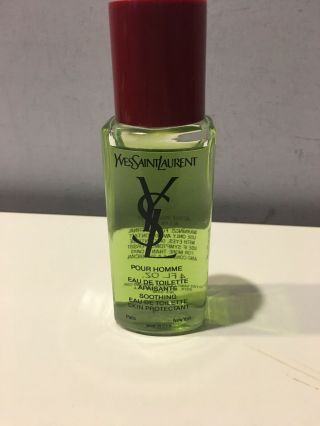 Vintage Rare Yves Saint Laurent Soothing Eau De Toilette Skin Protectant 4 Fl.  Oz