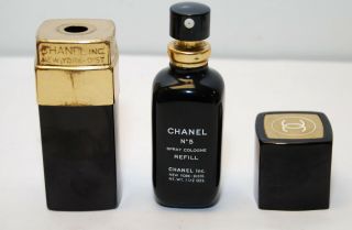 Rare Vintage Chanel No.  5 Spray Cologne Refillable 1 1/2 Oz.  90 Full