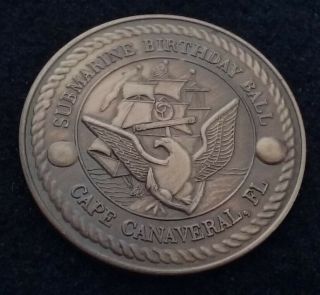 Rare Cape Canaveral Usn United States Navy Florida Naval 2008 Us Challenge Coin