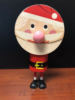 Rare Vintage Santa Claus Popsie Pride Creations " Merry Xmas " Christmas Toy