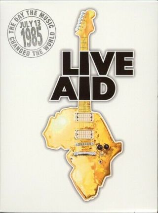 Live Aid Rare Deluxe 4 Dvd Box Set Paul Mccartney David Bowie Queen Madonna Who