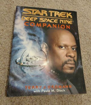 Star Trek Deep Space Nine Ds9 Companion Book Rare Out Of Print Oop