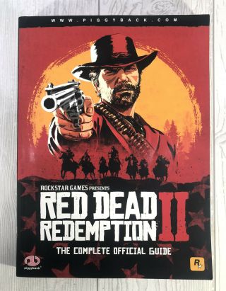 Red Dead Redemption 2 The Complete Official Guide Book Strategy Piggyback Rare