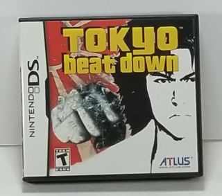 Rare Complete Atlus Tokyo Beat Down Nintendo Ds Game Complete Set W/ Manuals