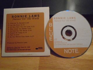 Rare Promo Ronnie Laws Cd Harvest Isley Brothers Blue Note Earth Wind Fire Jazz