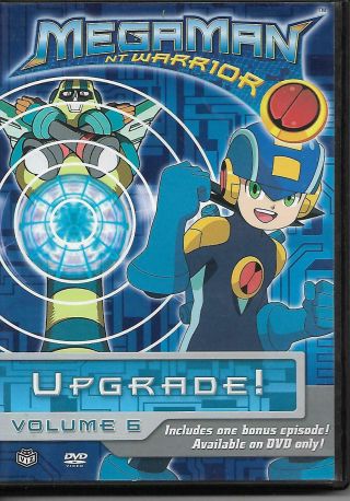 Megaman - Nt Warrior - Upgrade Dvd Volume 6 Rare Anime W/ Insert