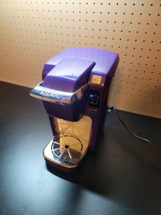 Keurig K10 Mini Plus Coffee Maker Brewing System,  Purple Rare Color