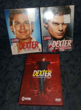 3 Complete Seasons Dexter - Seasons 2,  3 And 6 - And - Rare
