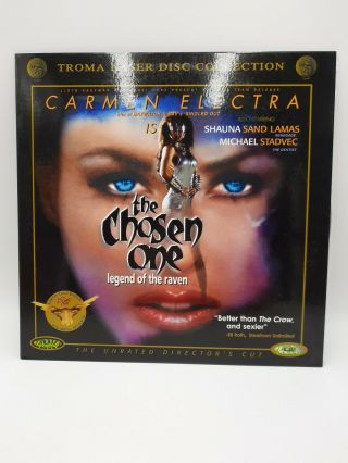 Ultra Rare Laser Disc The Chosen One Carmen Electra Legend Of The Raven Lge Htf