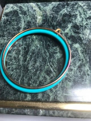 Rare Pendant Hoop W/ Two Copper Ring Edges (ff1)