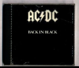 Ac/dc - Back In Black 1994 Atco/atlantic Cd Rare