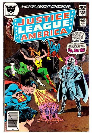Justice League Of America 176 In Fn/vf - A 1979 Dc Comic Rare Whitman Variant