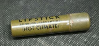 L301 - Rare Vintage Wwii U.  S.  Navy Lipstick Hot Climate By Chap Stick