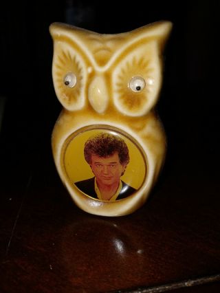 Scotty Ceramic Owl Toothpick Holder Conway Twitty Rare