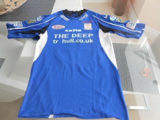 Hull Fc - Rugby League - Player Saxon Player Shirt - Rare 2005 - 2006