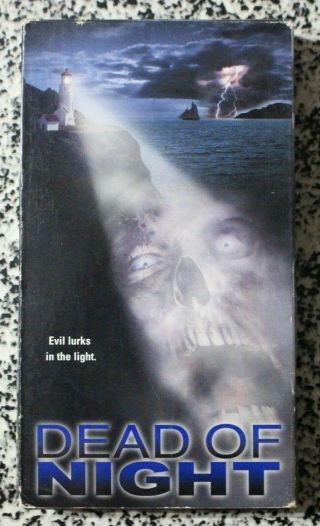 Dead Of Night Aka Lighthouse Vhs 1999 Rare Oop Htf Horror Thriller